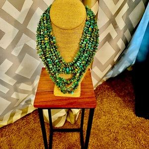 Pre-loved Genuine 10 strand Turquoise Necklace